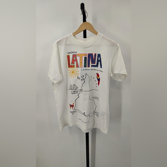 FARM Rio White Tee America Latina Off White Relaxed. - Picture 4 of 7